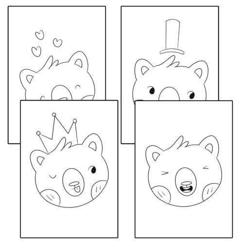 Printable Bear Coloring Pages