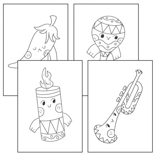 Hispanic Heritage Month Coloring Pages