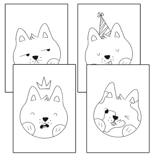 Cat Coloring Pages