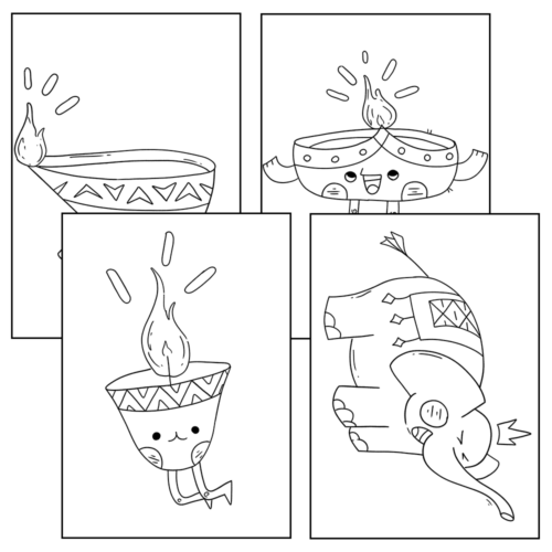 Diwali Coloring Pages