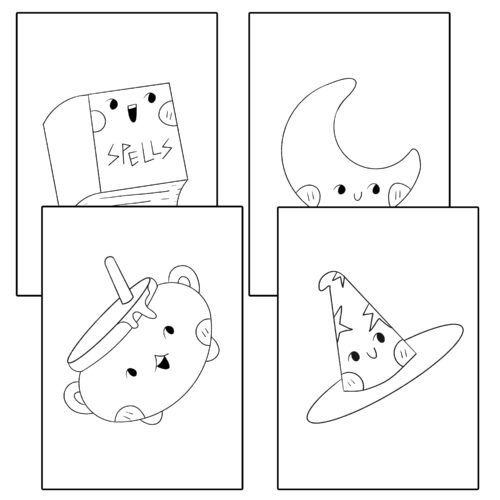 magic printable coloring pages