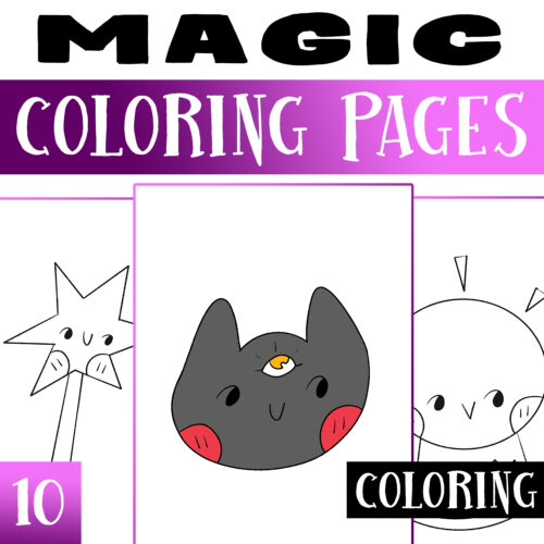 magic printable coloring pages