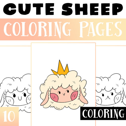 Printable Sheep Coloring Pages