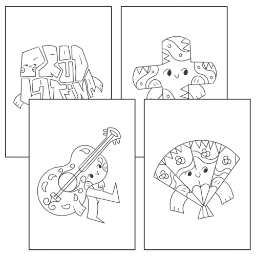 Hispanic Heritage Month Coloring Pages