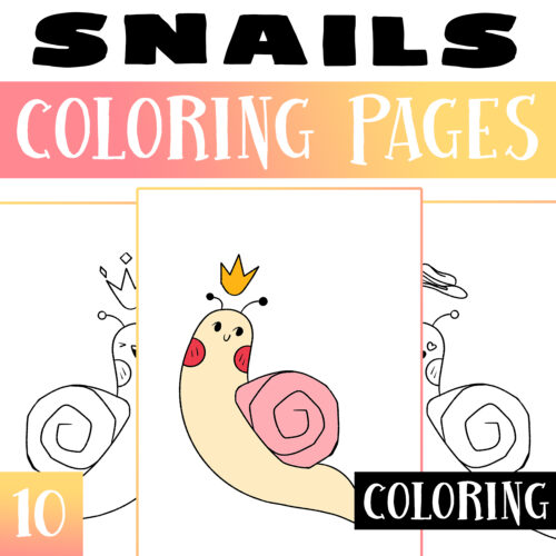 Snail Coloring Pages