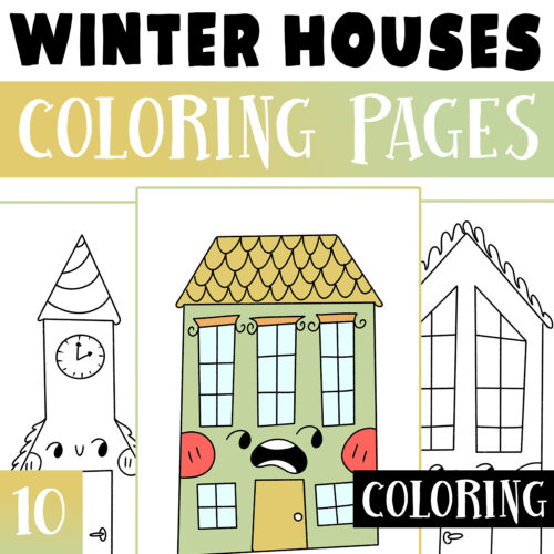 House coloring pages for Kids