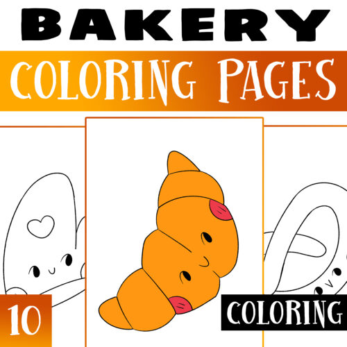 Immerse in Sweet Creativity with Bakery Coloring Sheets