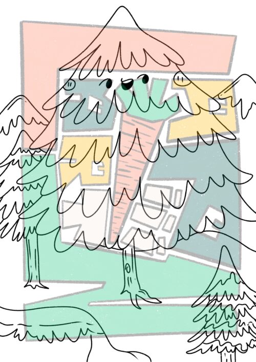 Winter Forest coloring pages