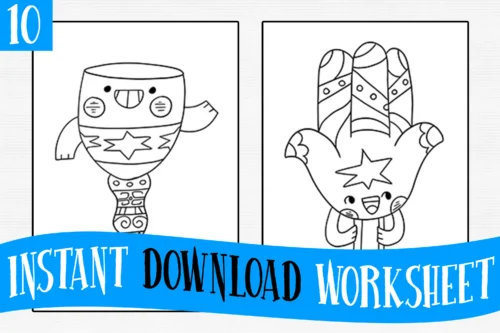 hanukkah coloring pages