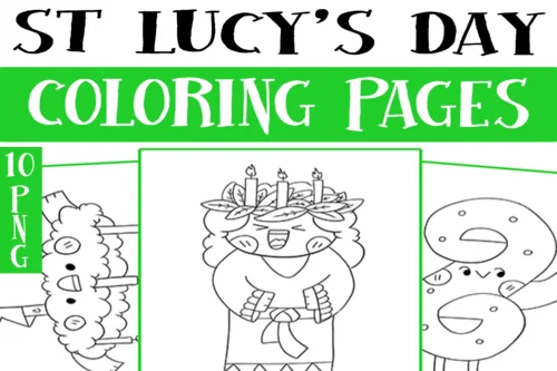 Saint Lucy's Day Coloring Pages