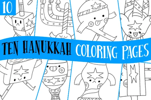 hanukkah coloring pages