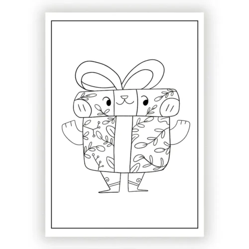 Boxing Day Coloring Pages