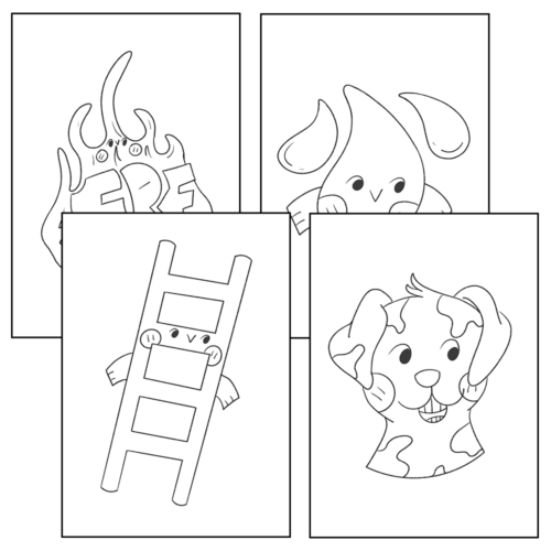 Fire Prevention Week Coloring Pages