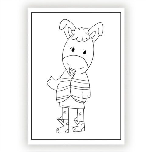 December Coloring Pages and Los Posadas coloring pages