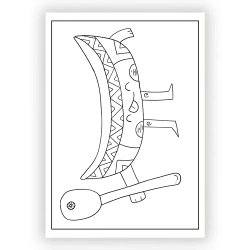 native American heritage coloring page