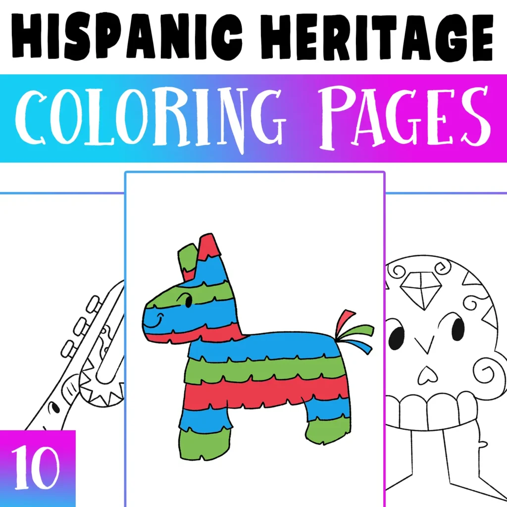 Hispanic Heritage coloring pages