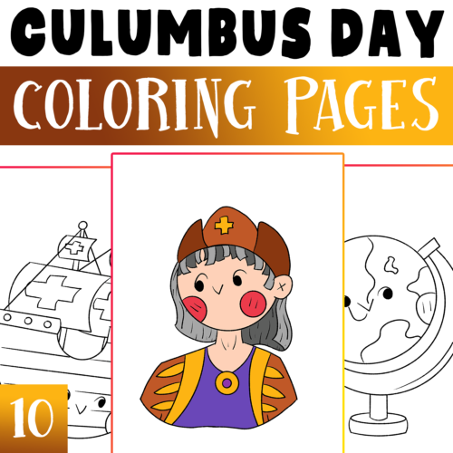 Columbus Day coloring pages