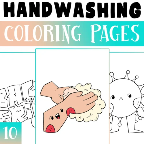 Handwashing Coloring Pages