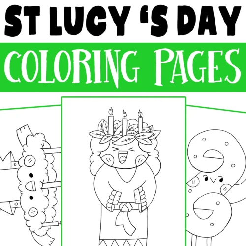 Saint Lucy's Day Coloring Pages