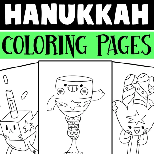 hanukkah coloring pages